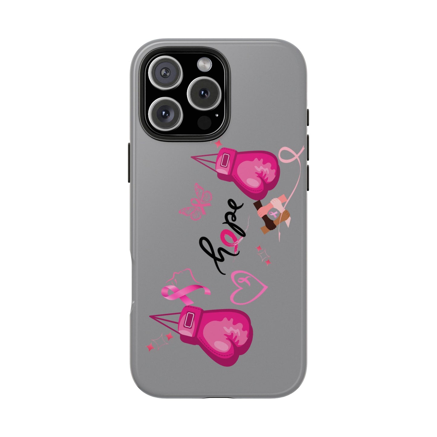 Breast Cancer Awareness Tough Phone Case (Black)