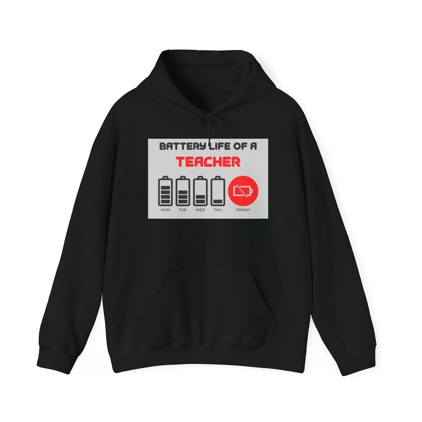 Battery Life Unisex Heavy Blend™ Hooded Sweatshirt