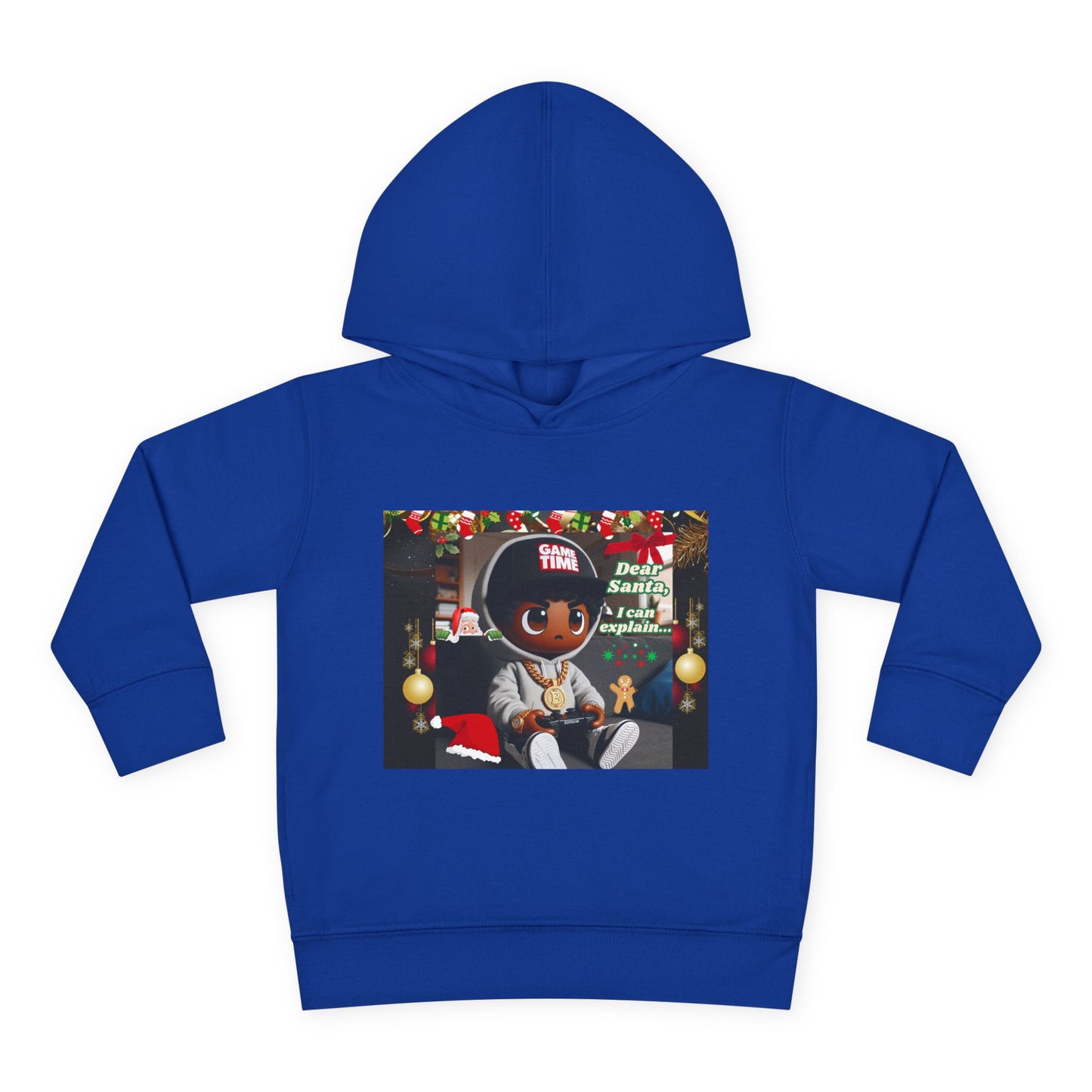 Toddler Boys - Pullover Fleece Hoodie "Dear Santa,  I Can Explain"