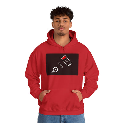 Energy Levels Low Battery - Unisex Hoodie