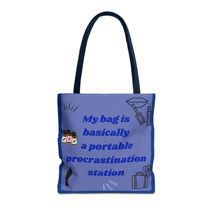 "Portable Procrastination Station - Tote Bag