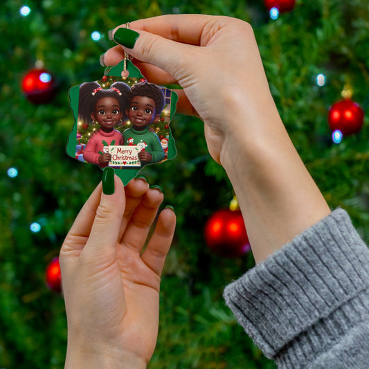 Ceramic Holiday Ornament, 4 Shapes