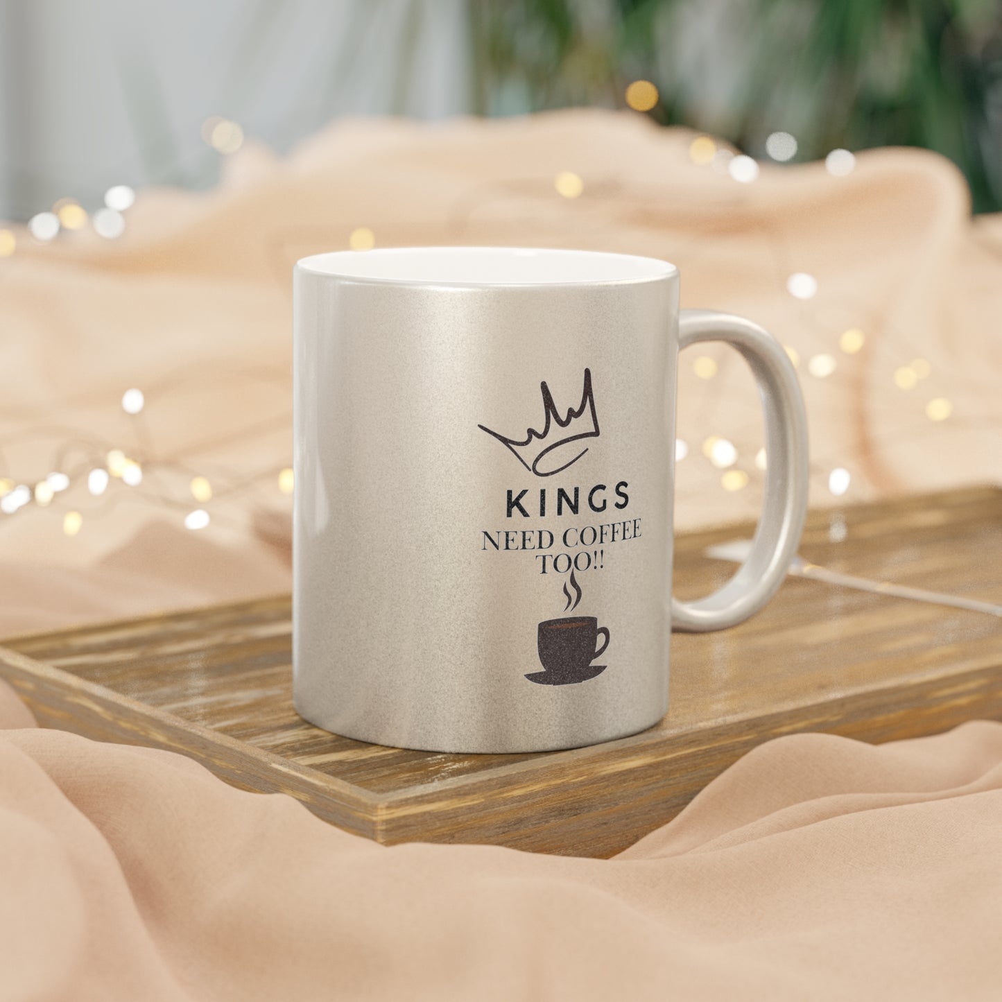 Kings- Metallic Mug (Silver\Gold)