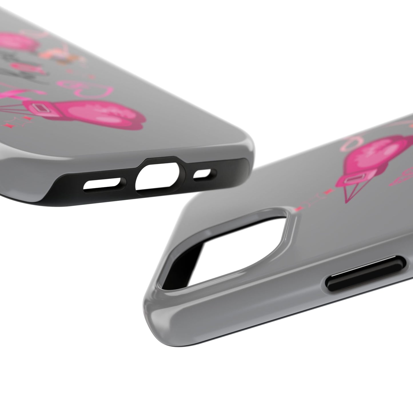 Breast Cancer Awareness Tough Phone Case (Gray)