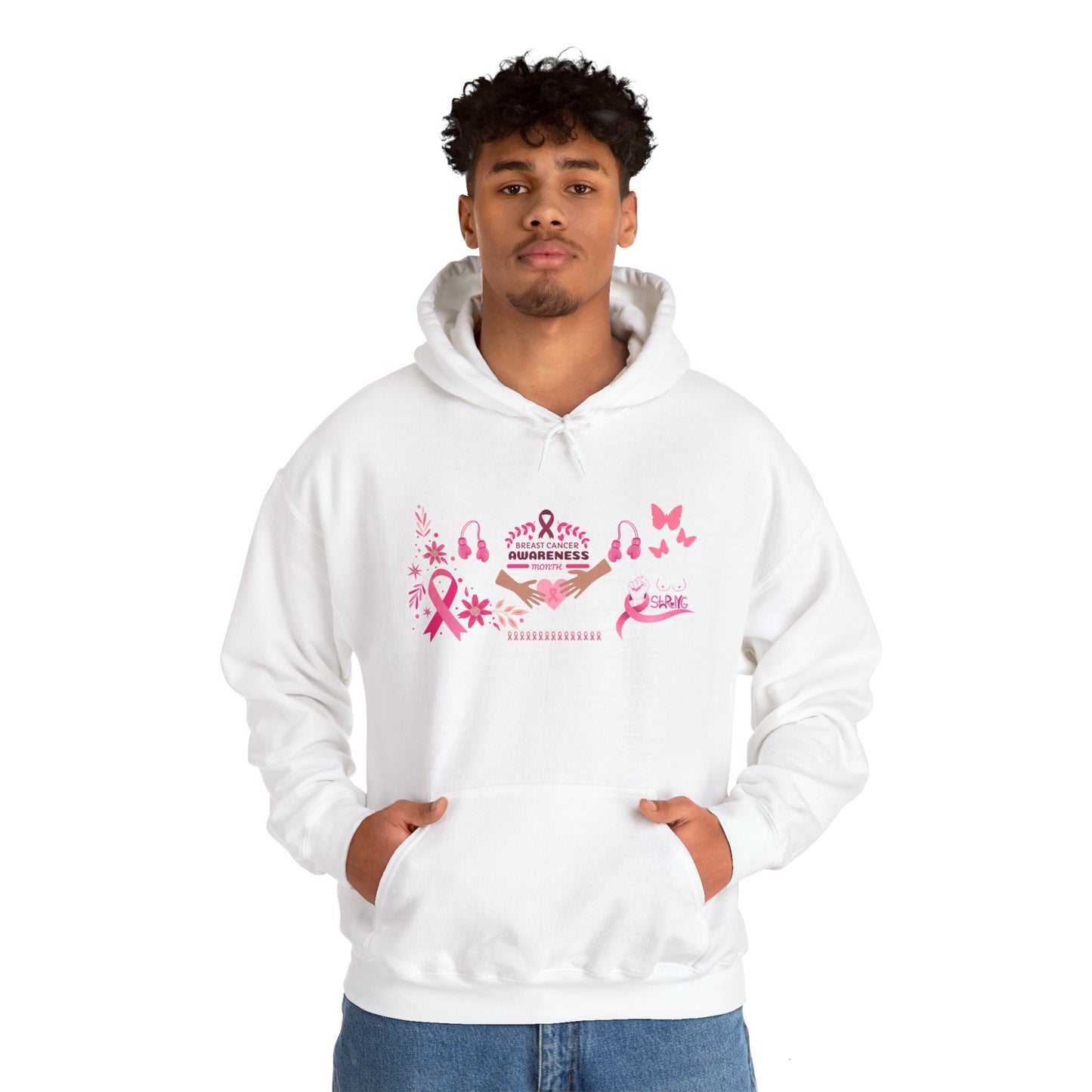 Breast Cancer Awareness - Unisex Heavy Blend™ Hooded Sweatshirt