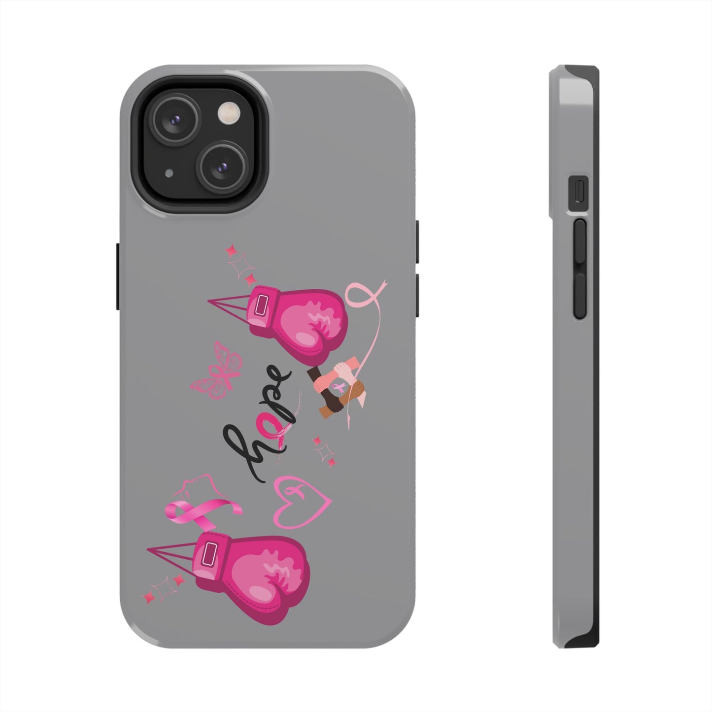 Breast Cancer Awareness Tough Phone Case (Black)