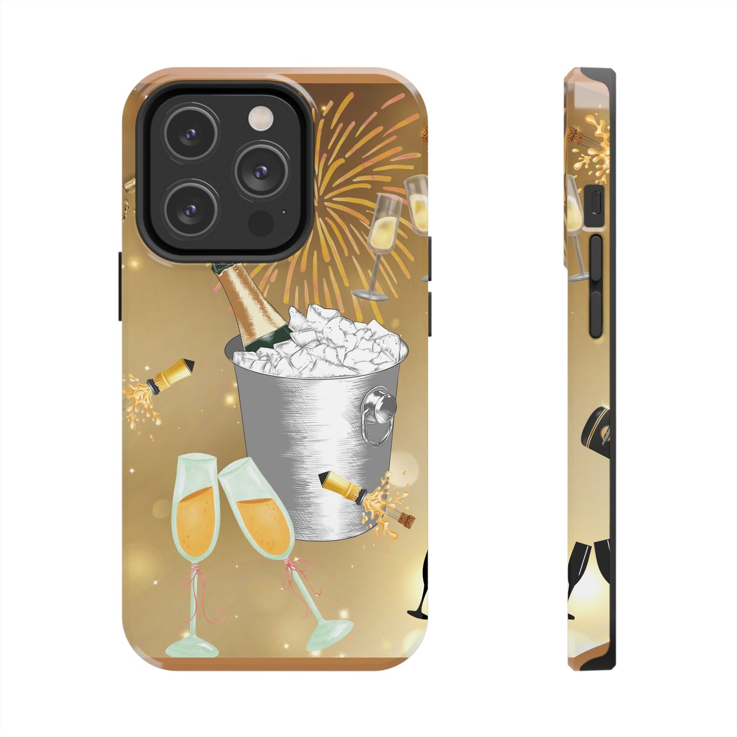 Tough Phone Cases - ""Champagne Celebration"