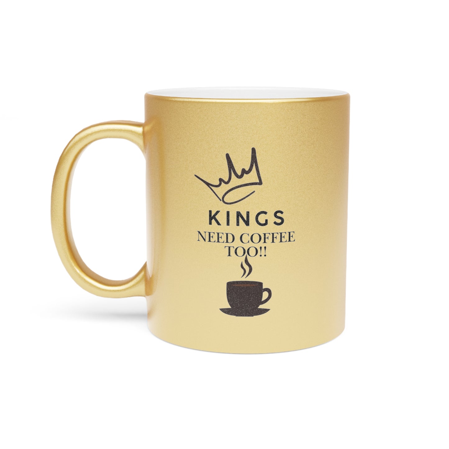 Kings- Metallic Mug (Silver\Gold)