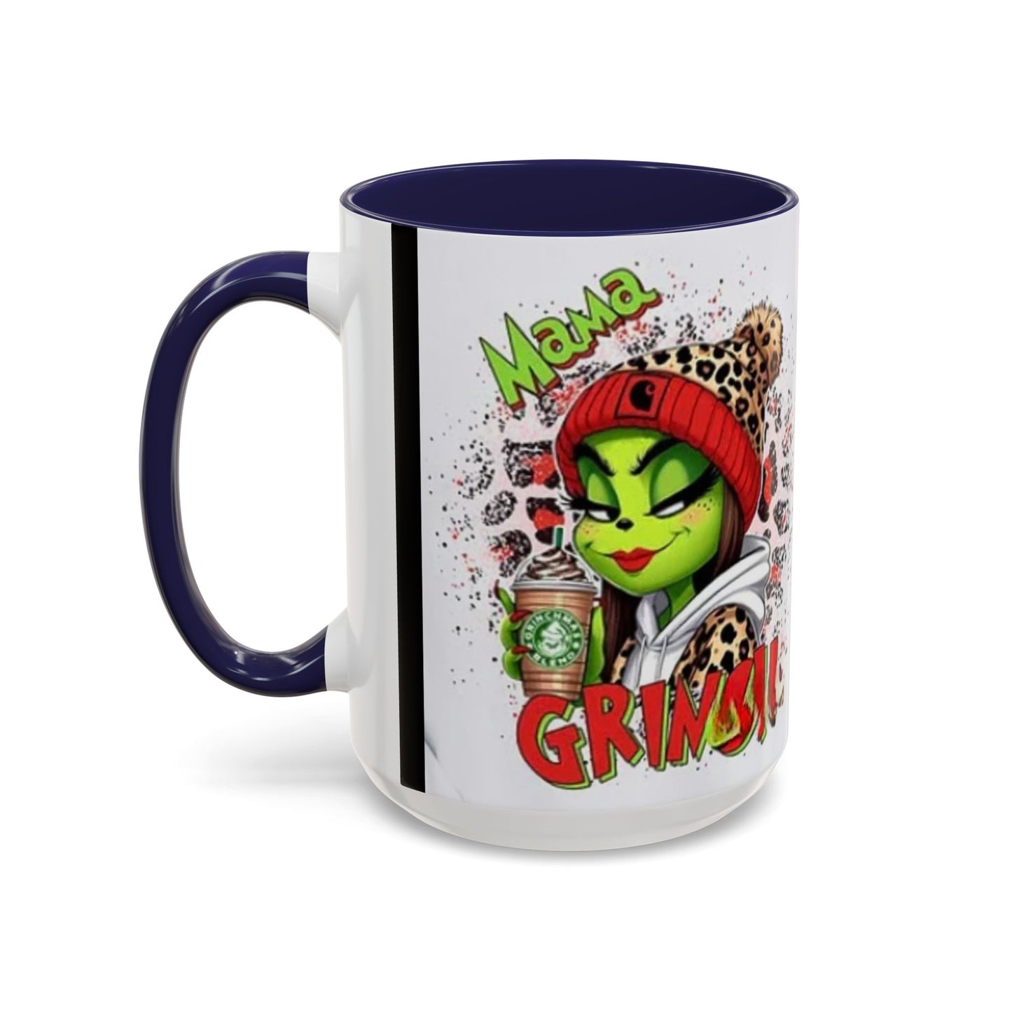 Mama Grinch - Accent Coffee Mug (11, 15oz)