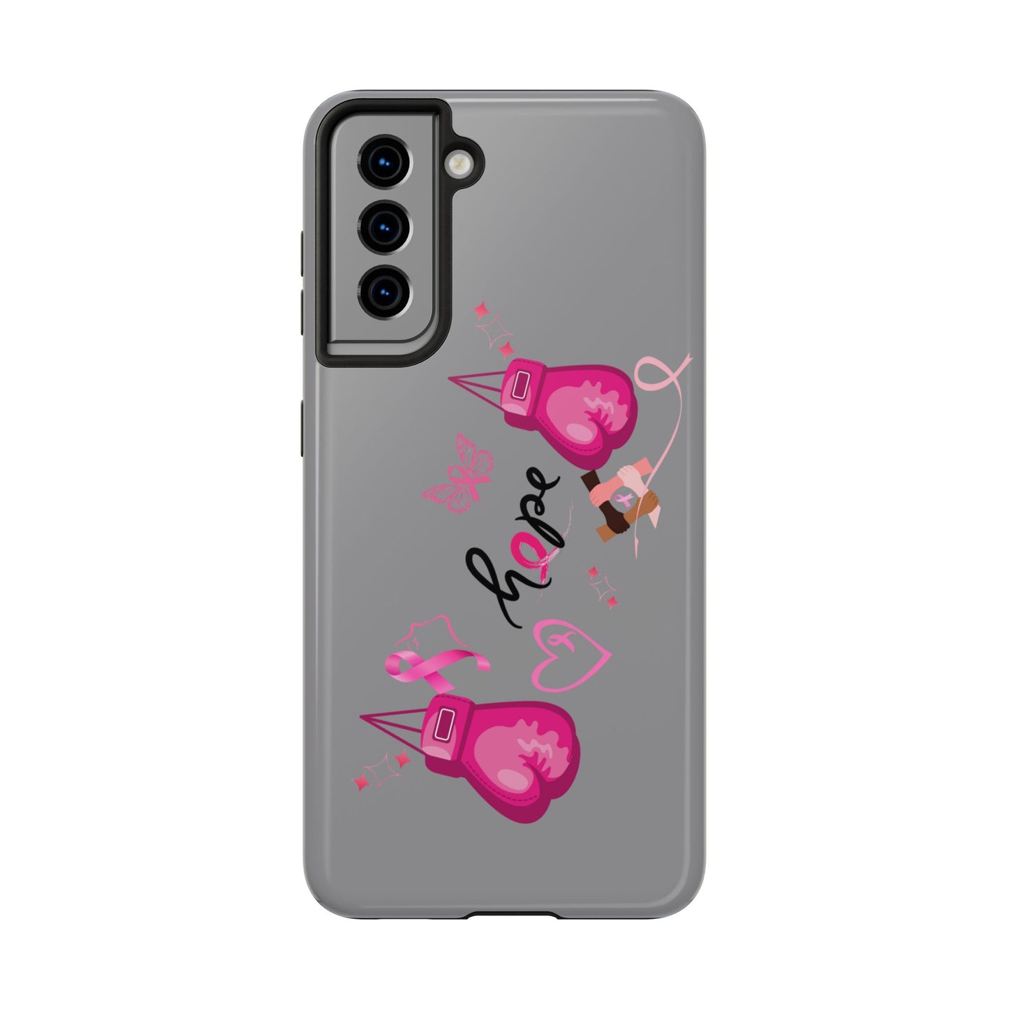 Breast Cancer Awareness Tough Phone Case (Black)