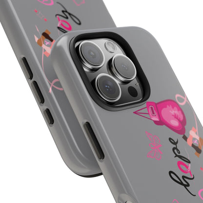 Breast Cancer Awareness Tough Phone Case (Gray)