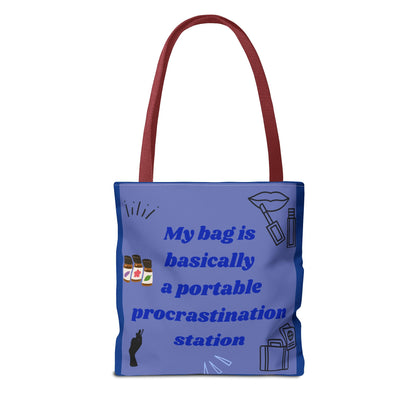 "Portable Procrastination Station - Tote Bag