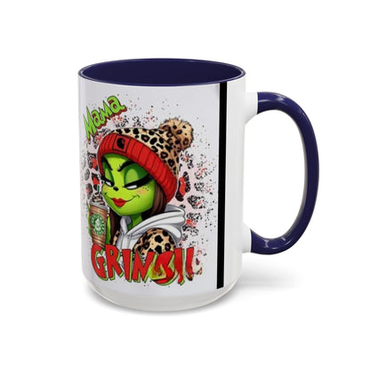 Mama Grinch - Accent Coffee Mug (11, 15oz)