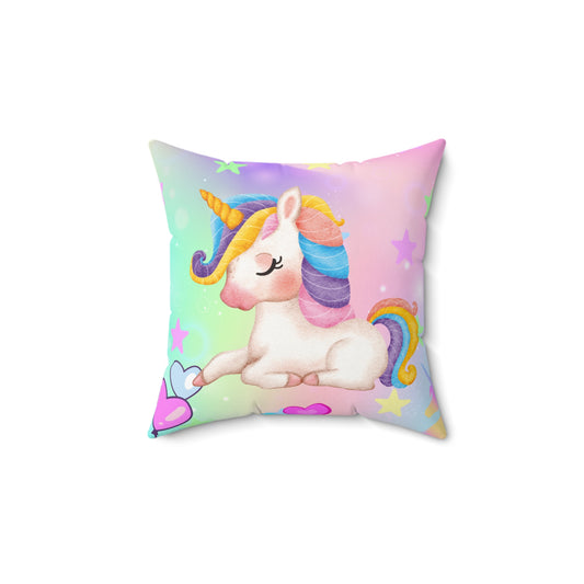 Unicorn Pillow Cover (Pillow included)