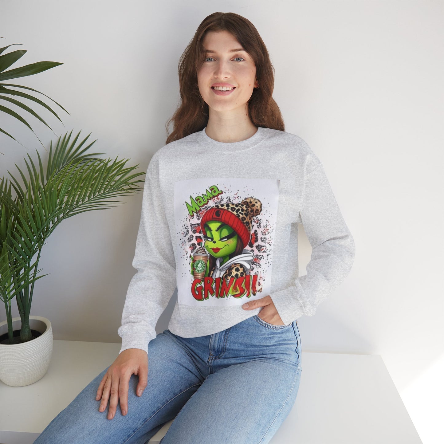 Mama Grinch - Crewneck Sweatshirt