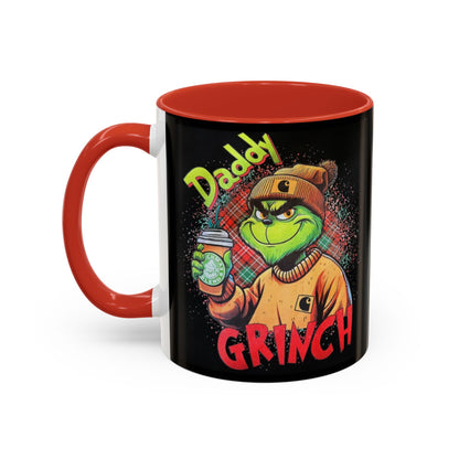 Daddy Grinch - Accent Coffee Mug (11, 15oz)