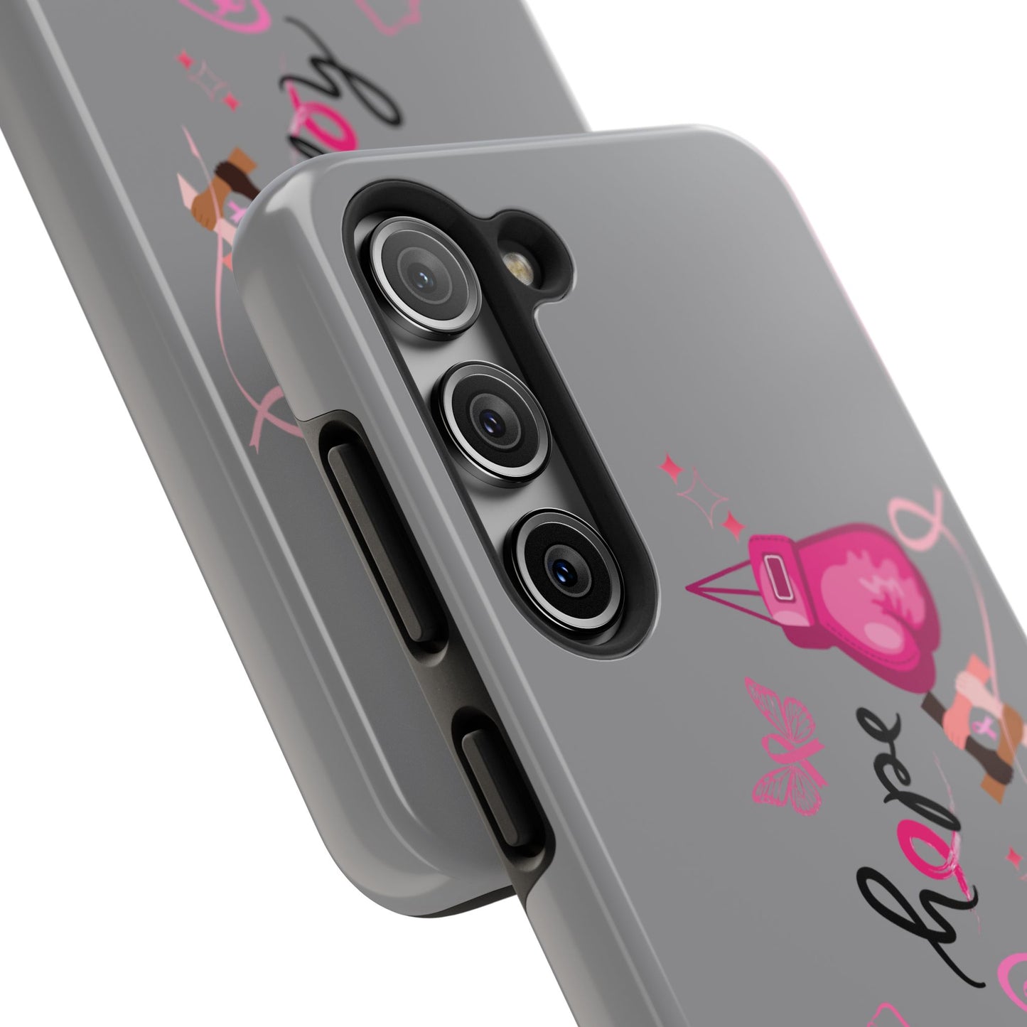 Breast Cancer Awareness Tough Phone Case (Black)