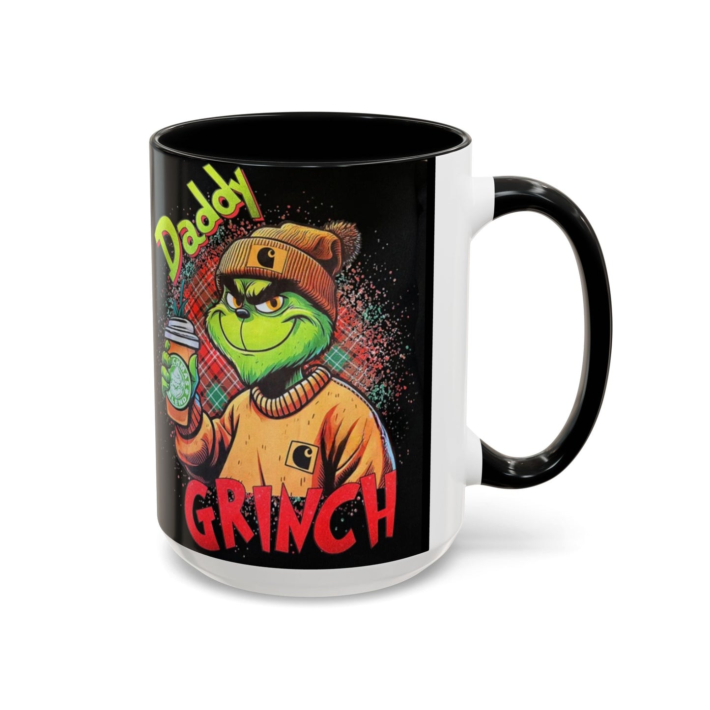 Daddy Grinch - Accent Coffee Mug (11, 15oz)