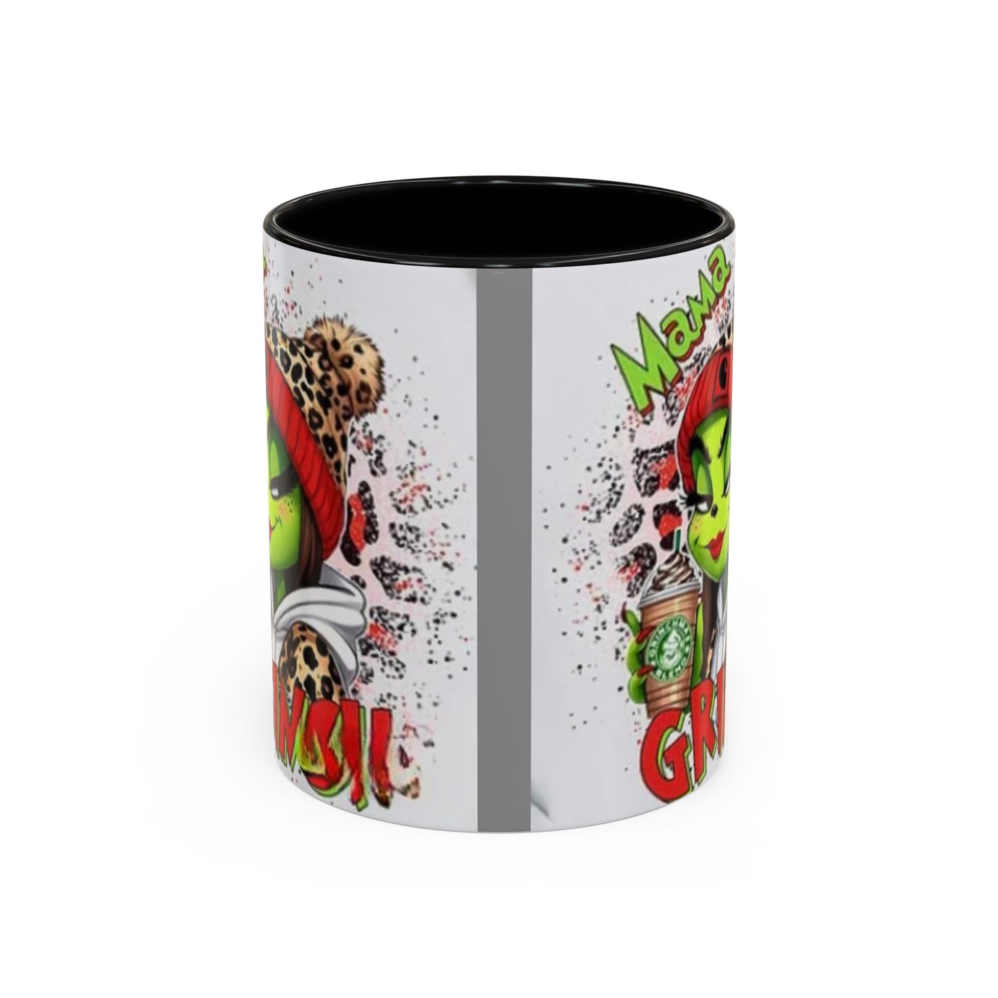 Mama Grinch - Accent Coffee Mug (11, 15oz)