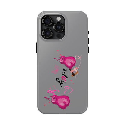 Breast Cancer Awareness Tough Phone Case (Gray)