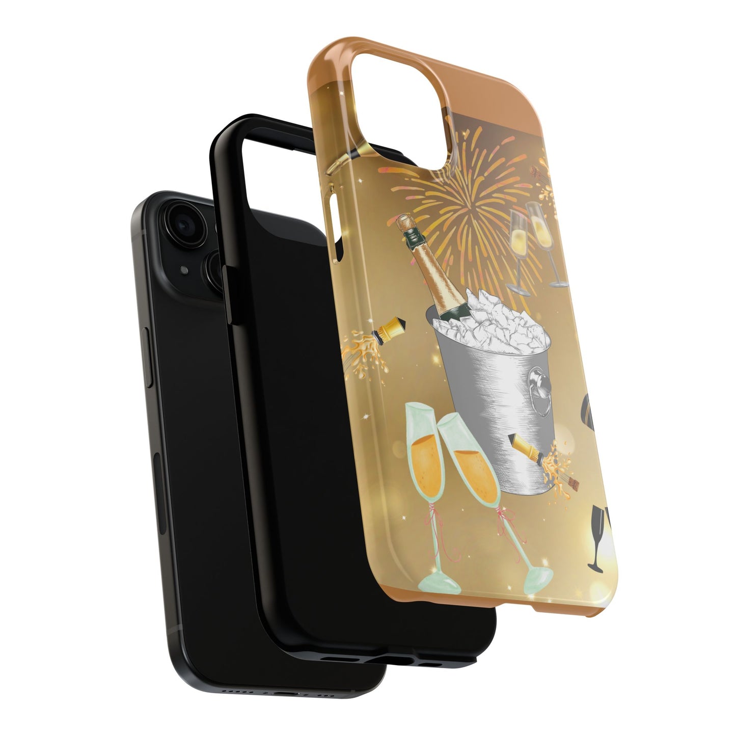 Tough Phone Cases - ""Champagne Celebration"