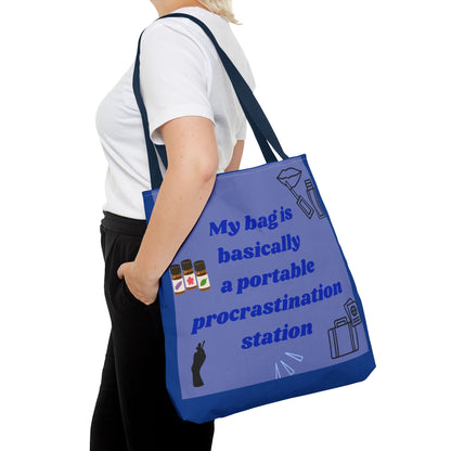 "Portable Procrastination Station - Tote Bag