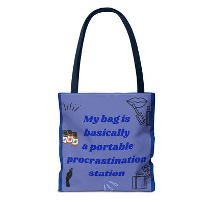 "Portable Procrastination Station - Tote Bag