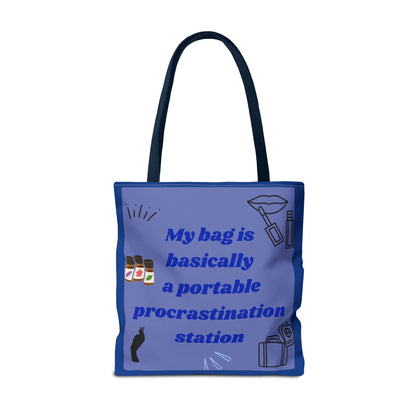 "Portable Procrastination Station - Tote Bag