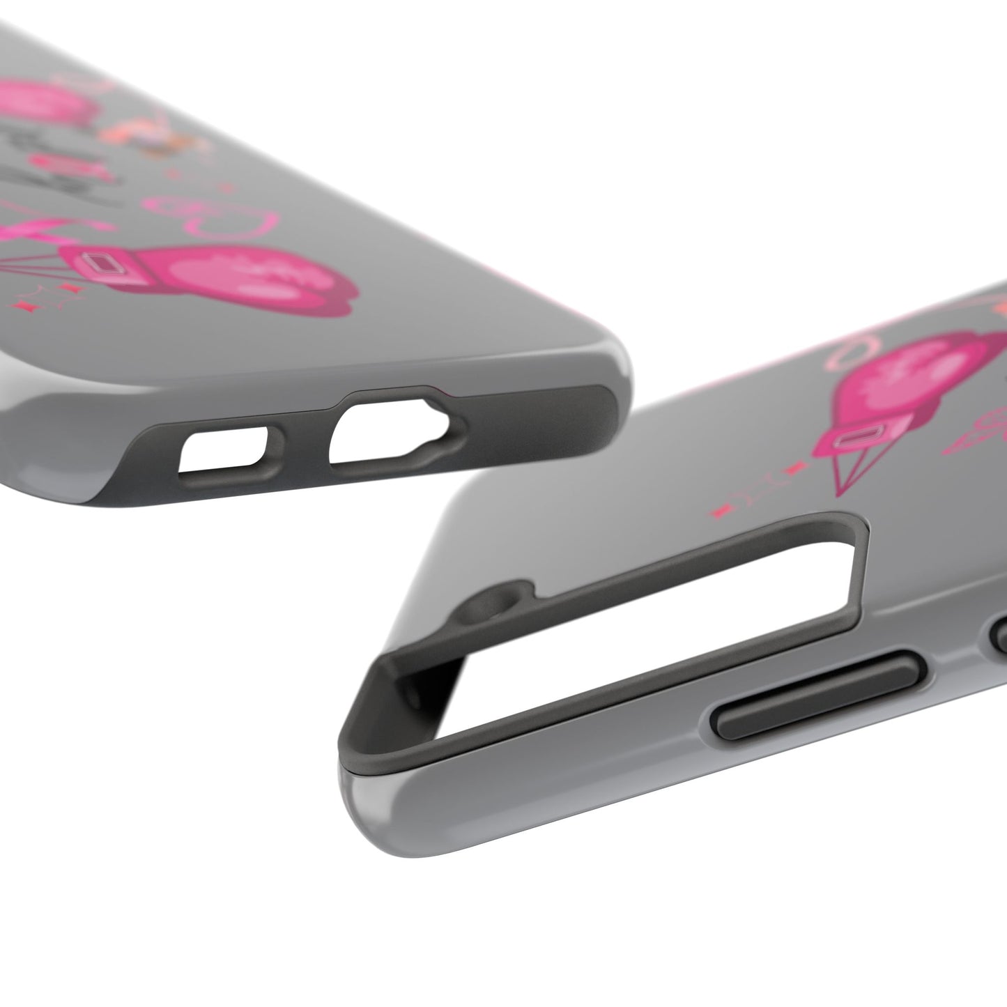 Breast Cancer Awareness Tough Phone Case (Black)