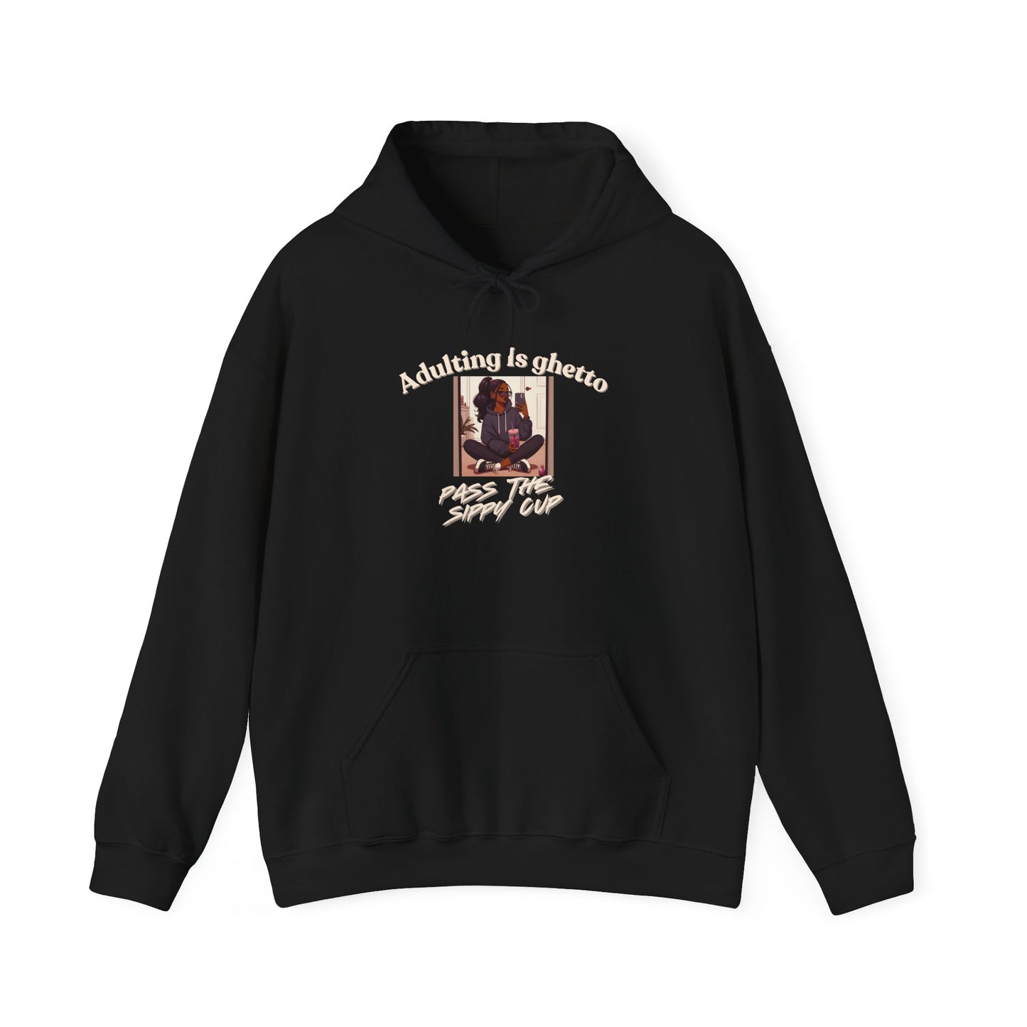 Funny Adulting Quote Hoodie - Multiple Color Options