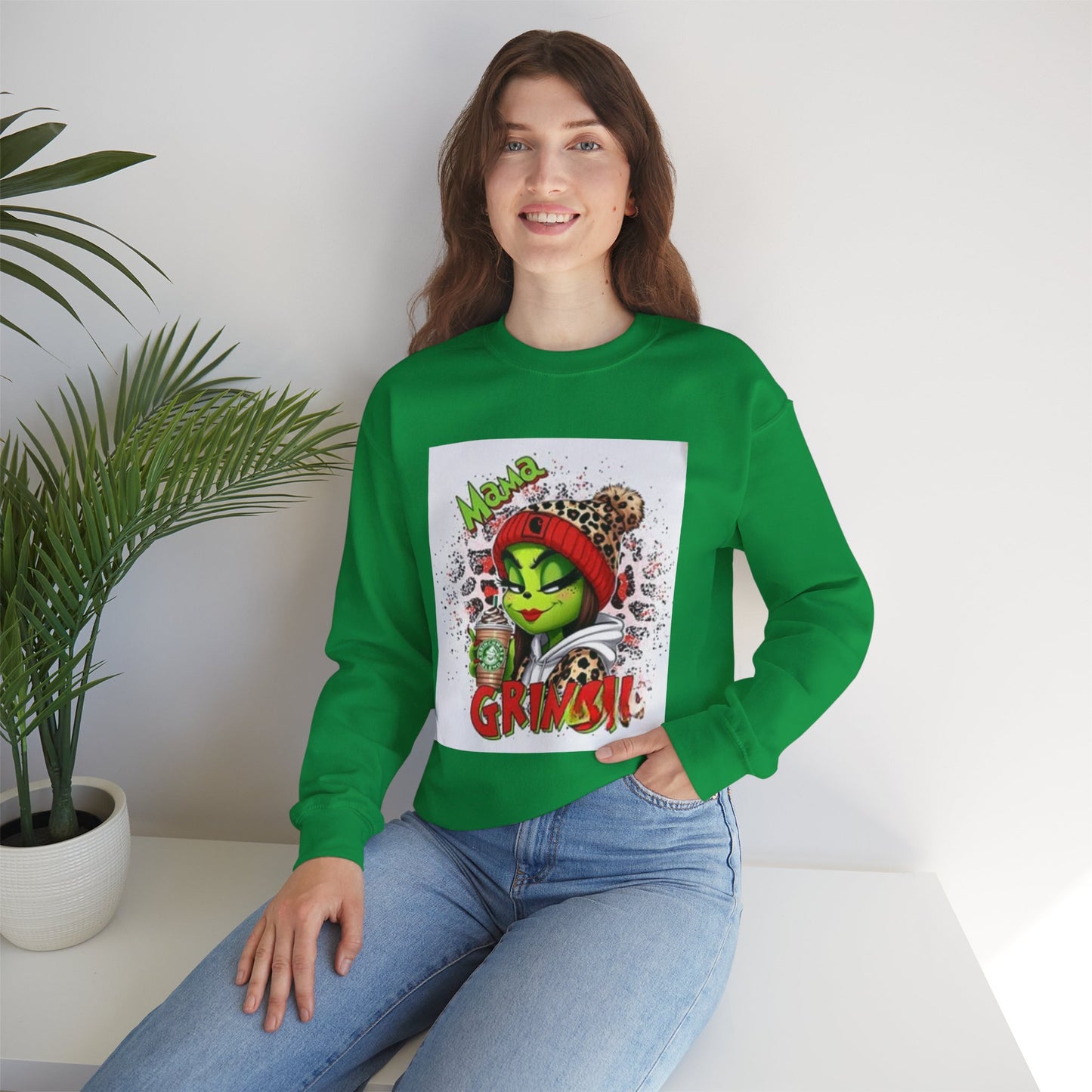 Mama Grinch - Crewneck Sweatshirt