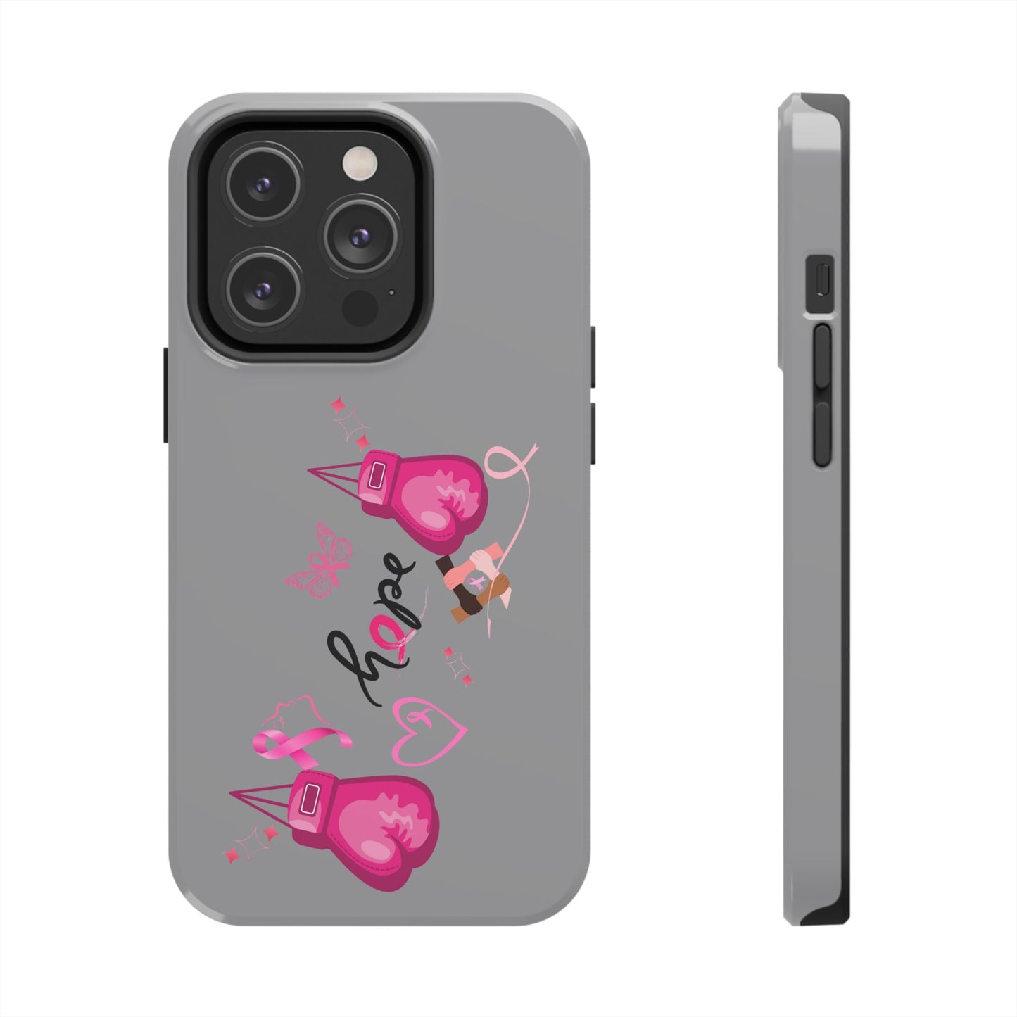 Breast Cancer Awareness Tough Phone Case (Black)