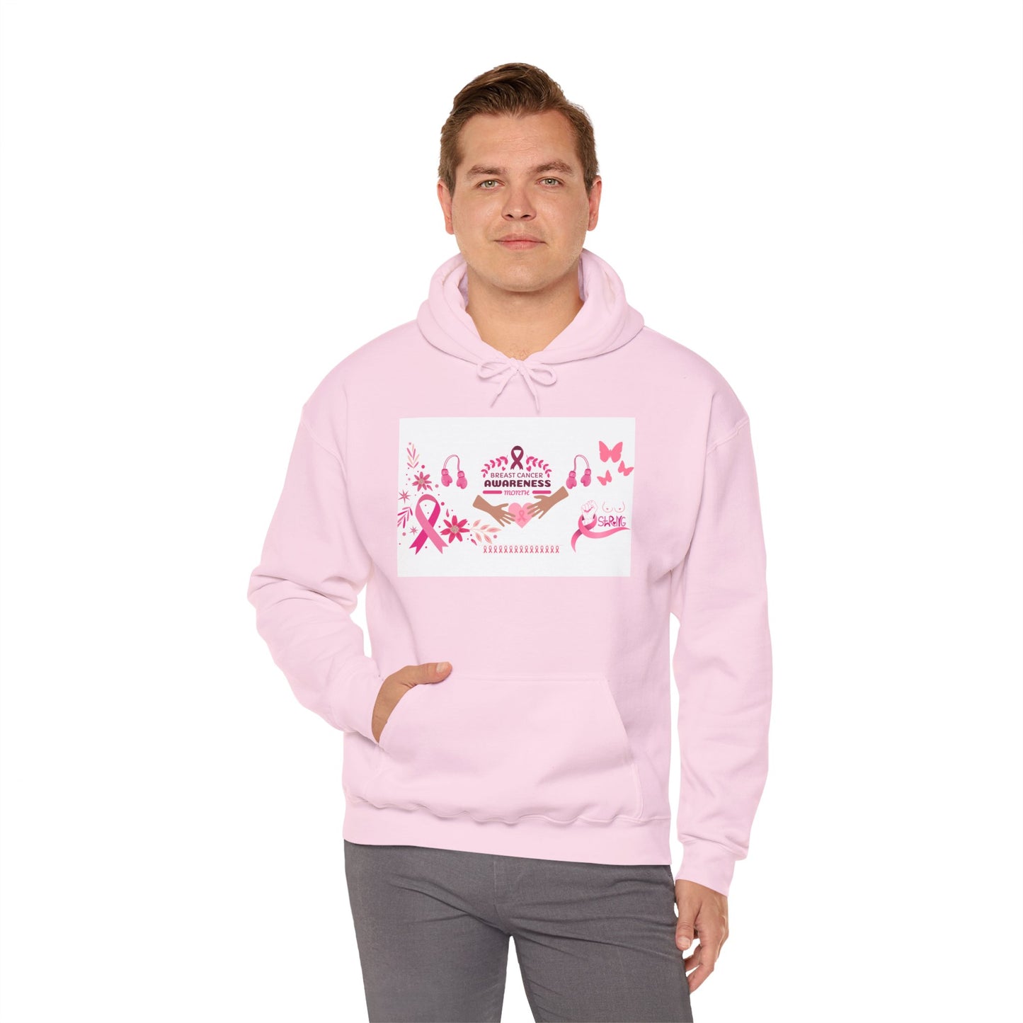 Breast Cancer Awareness - Unisex Heavy Blend™ Hooded Sweatshirt