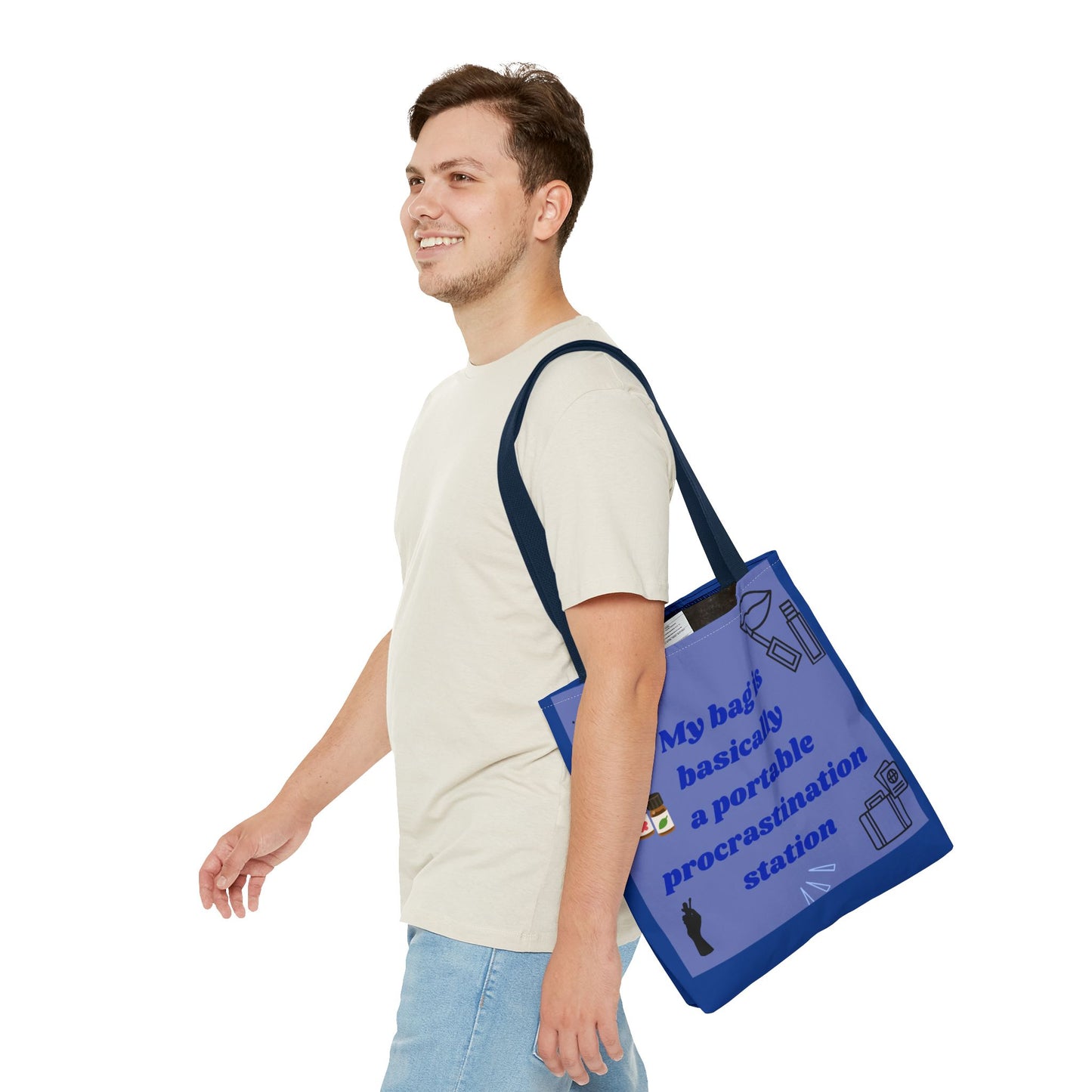 "Portable Procrastination Station - Tote Bag