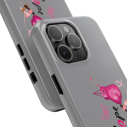 Breast Cancer Awareness Tough Phone Case (Gray)