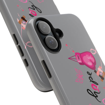 Breast Cancer Awareness Tough Phone Case (Gray)