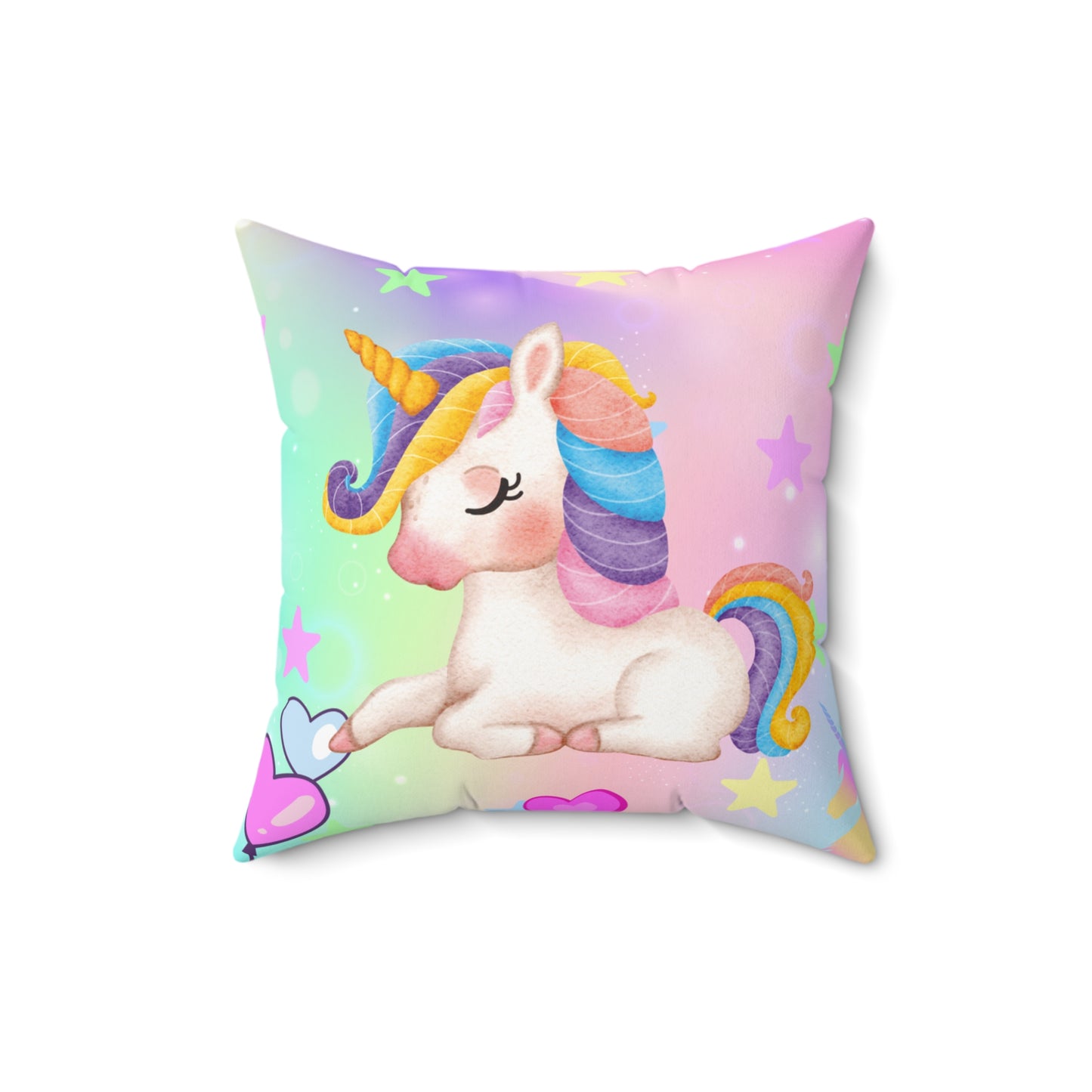 Unicorn Pillow Cover (Pillow included)