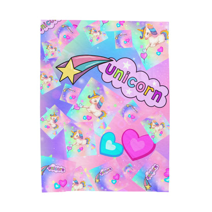 Unicorn, Plush Blanket