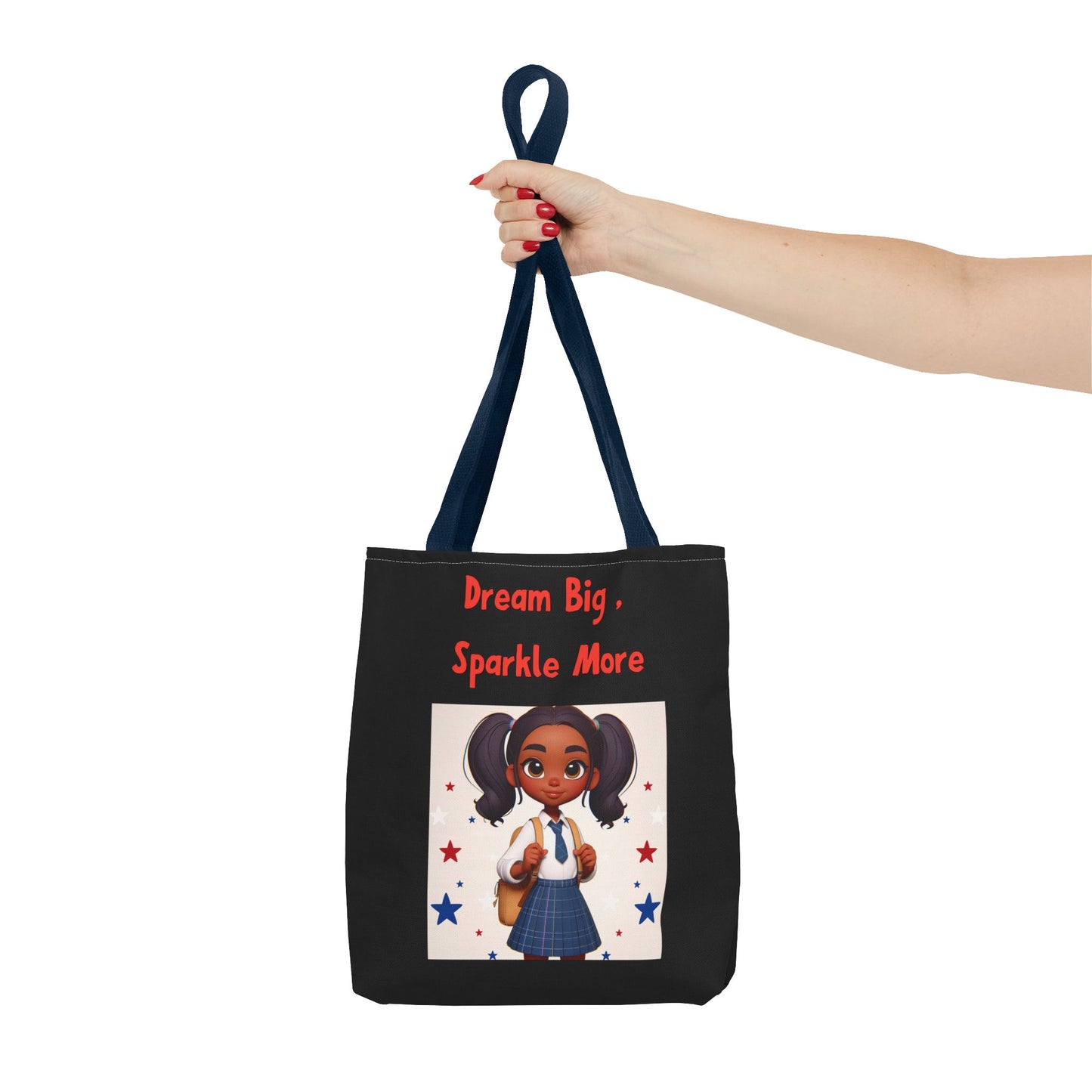 Little Girl's "Dream Big, Sparkle More" - Tote Bag