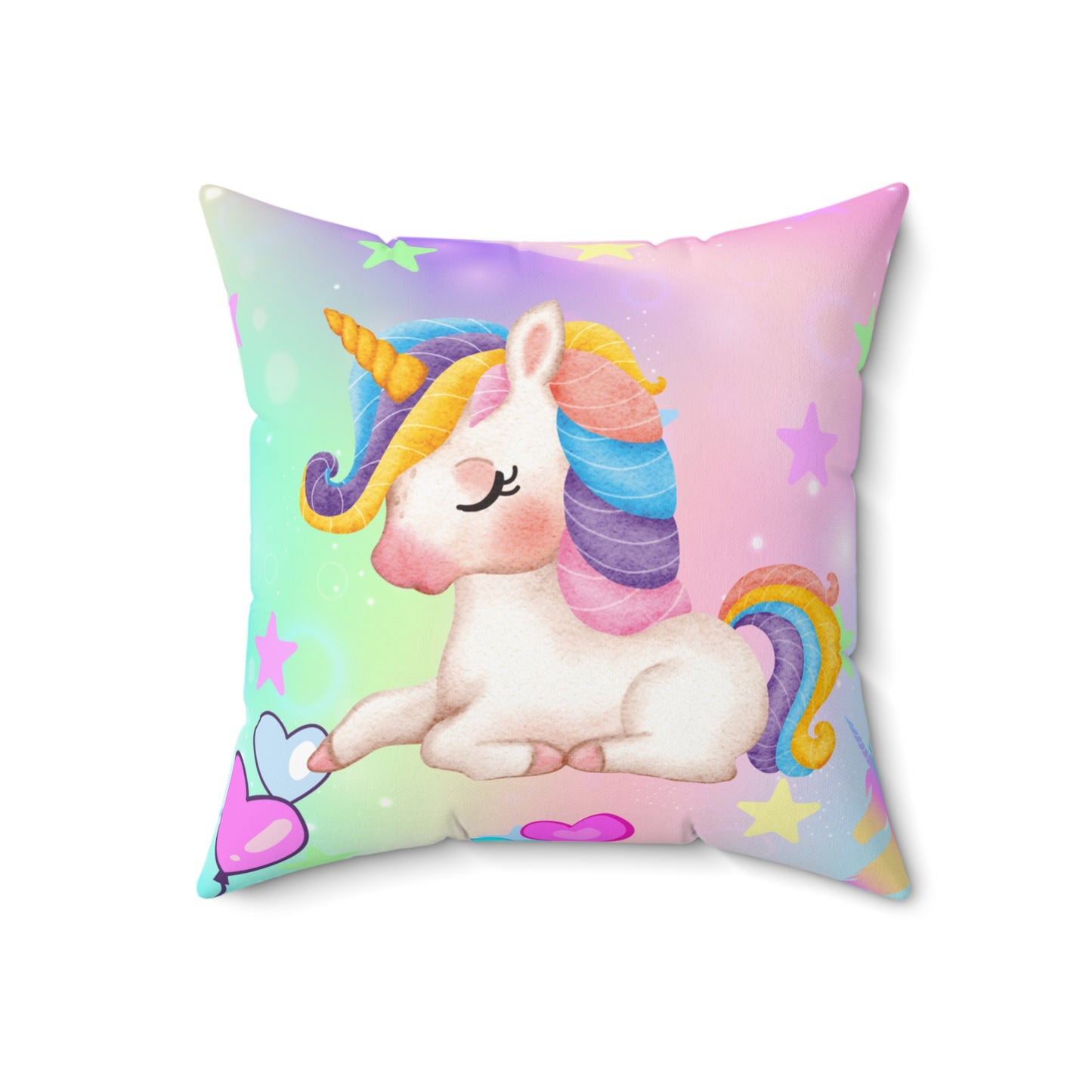 Unicorn Pillow Cover (Pillow included)