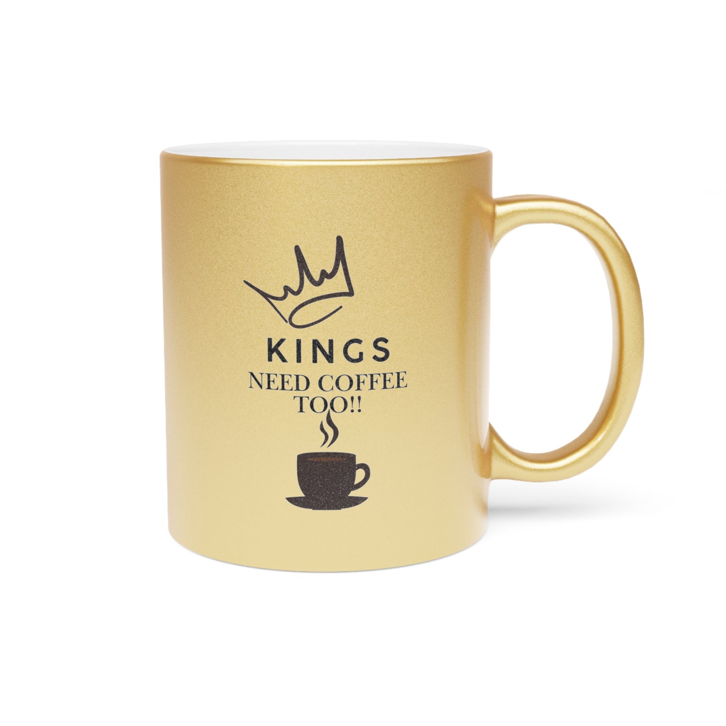 Kings- Metallic Mug (Silver\Gold)