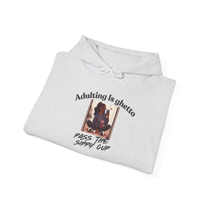 Funny Adulting Quote Hoodie - Multiple Color Options