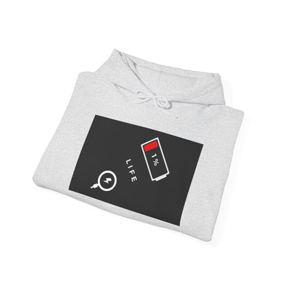 Energy Levels Low Battery - Unisex Hoodie