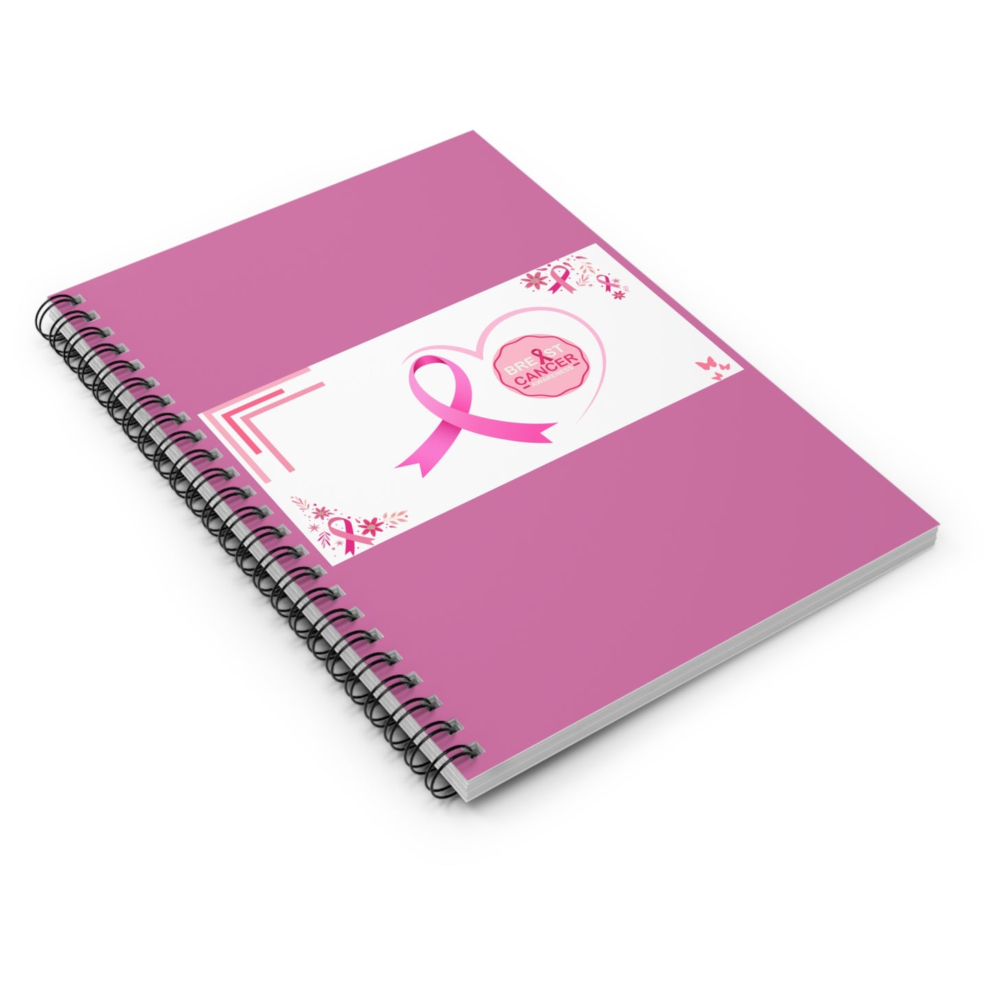 Breast Cancer Awareness - Spiral Notebook - Ruled Line