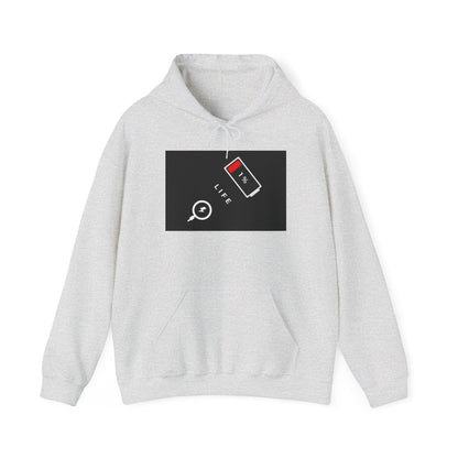 Energy Levels Low Battery - Unisex Hoodie