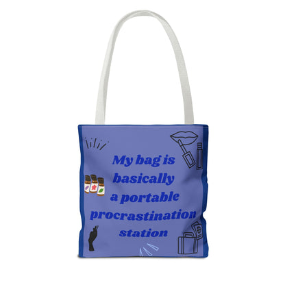 "Portable Procrastination Station - Tote Bag