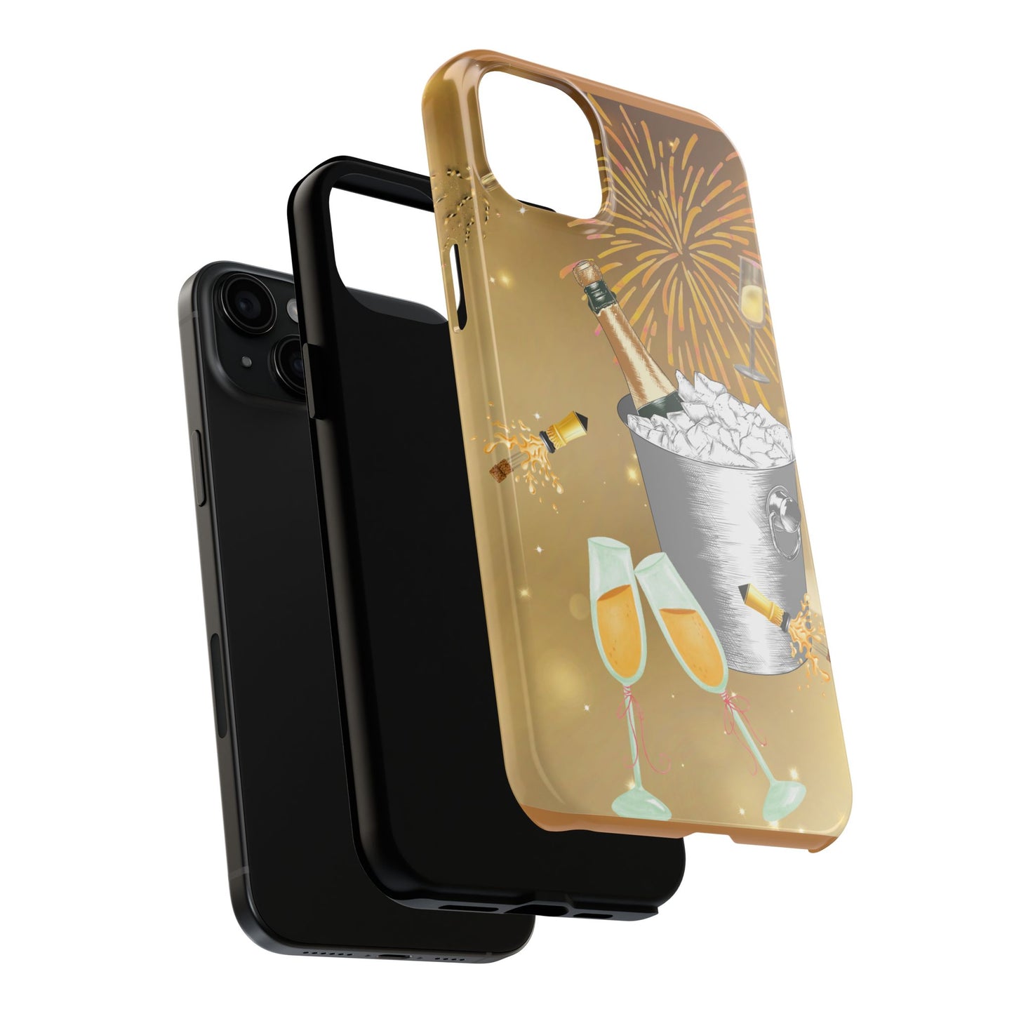 Tough Phone Cases - ""Champagne Celebration"