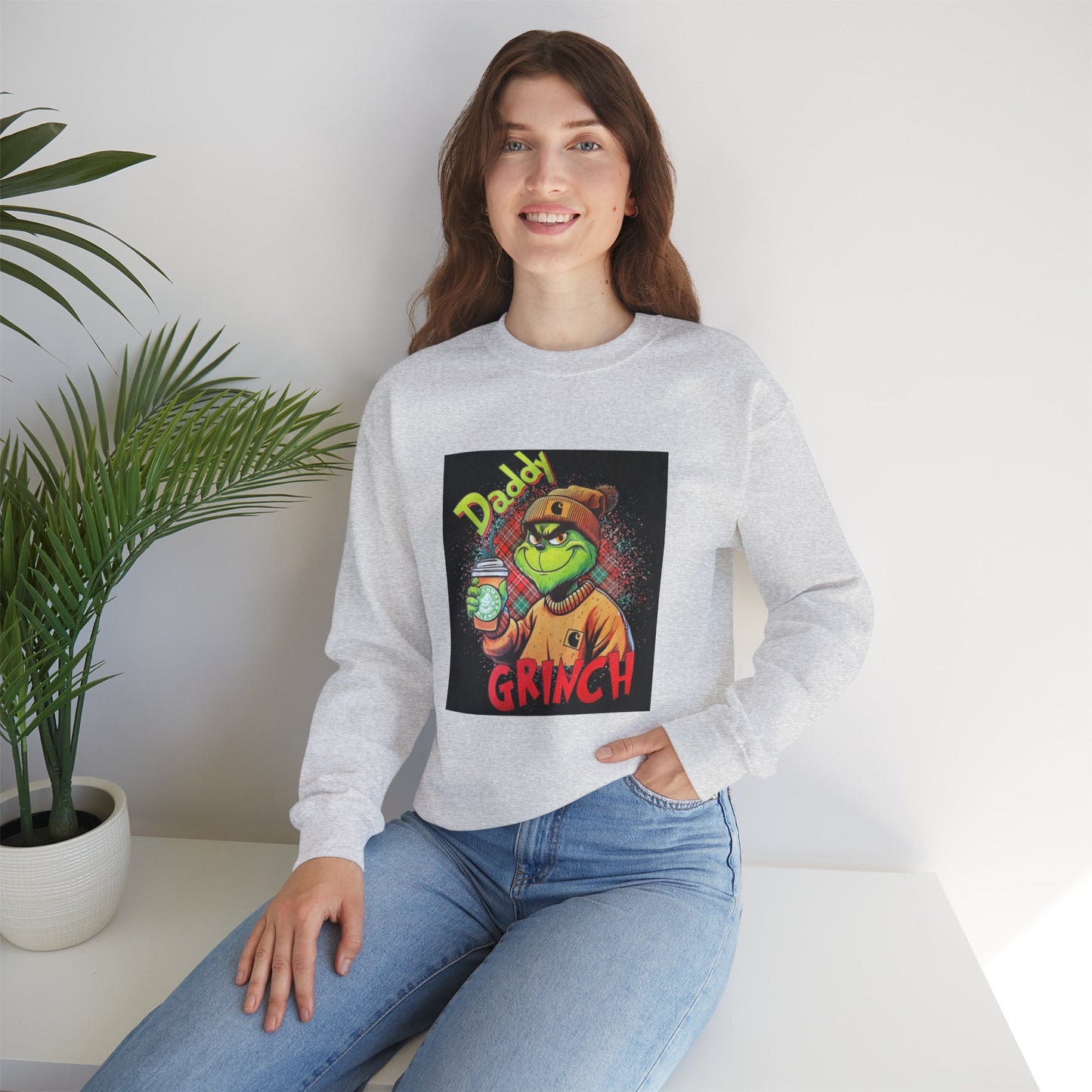 Daddy Grinch Crewneck Sweatshirt